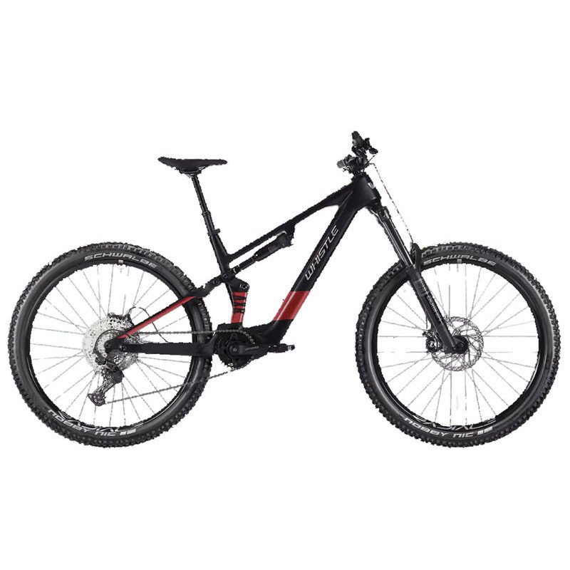 WHISTLE AXR C6.6 E-MTB Full Carbon BLACK/RED